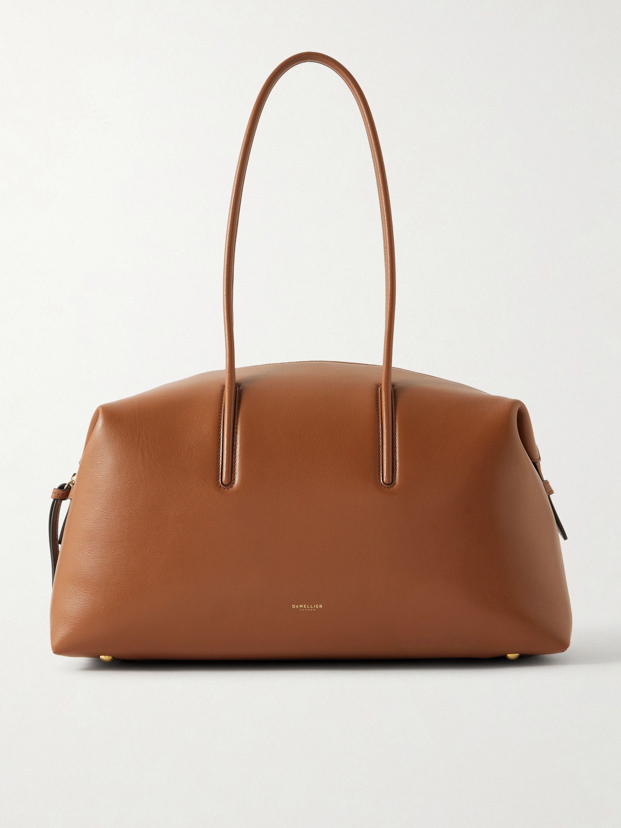 Demellier The Stockholm Leather Tote Bag In Brown