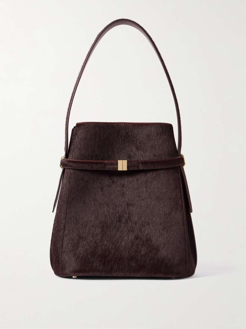 TOTEME Belted Pony Hair Tote