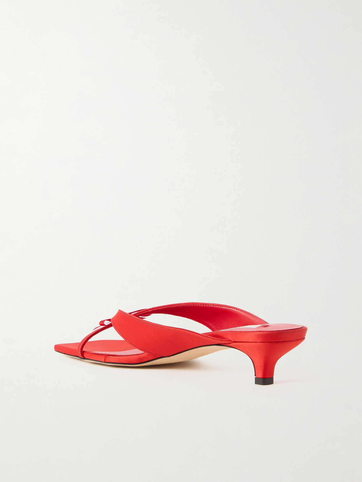 Bow-Embellished Mules