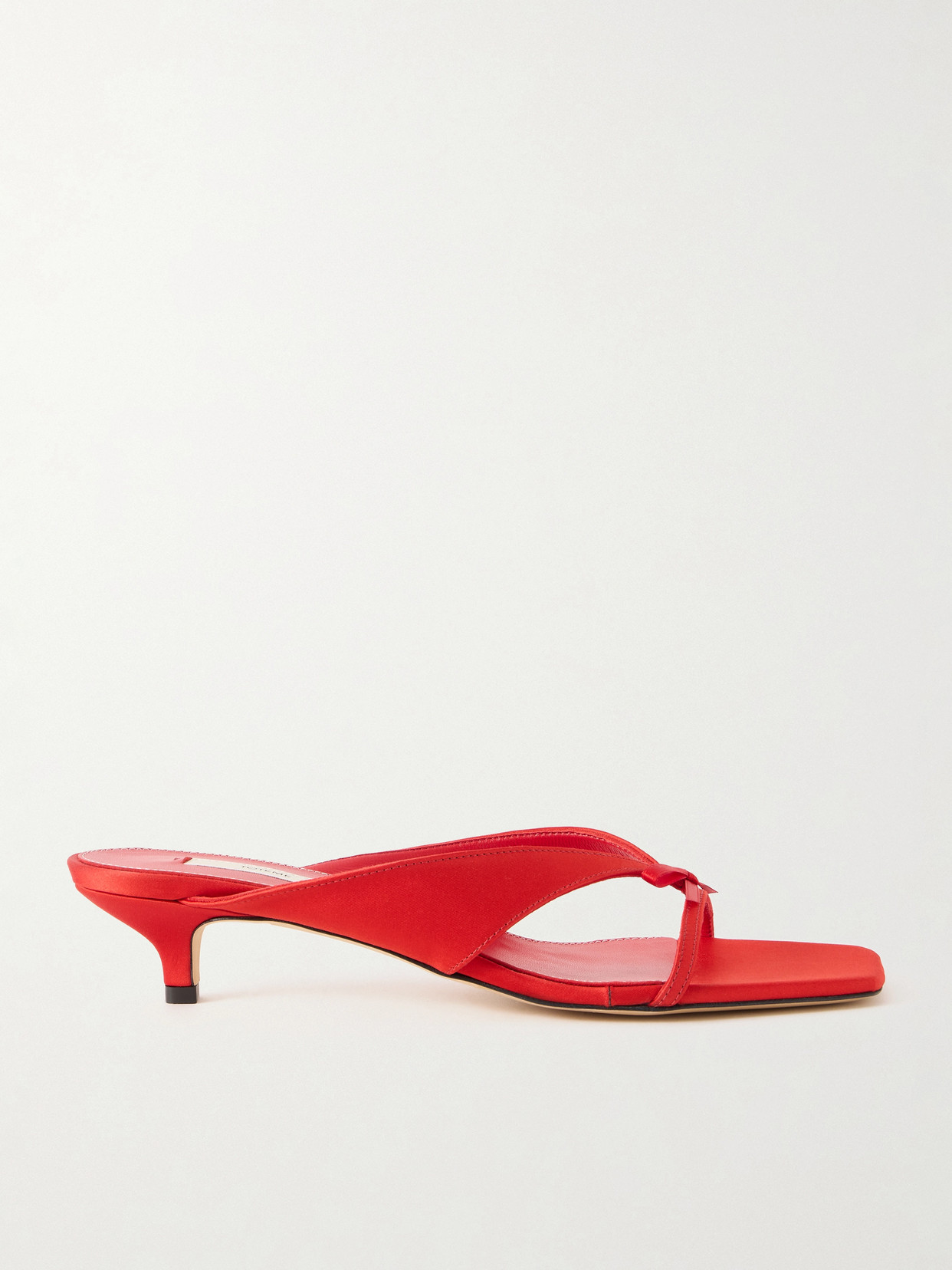 Bow-Embellished Mules
