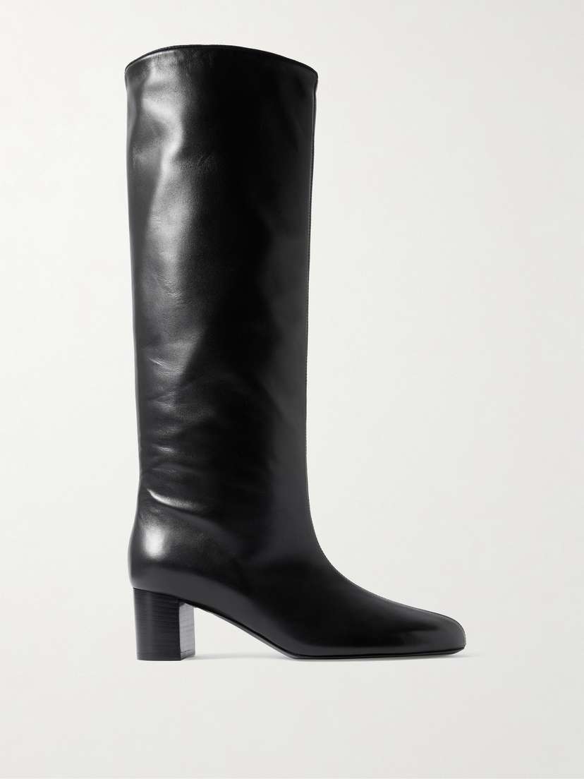 TOTEME Downtown Leather Knee Boots