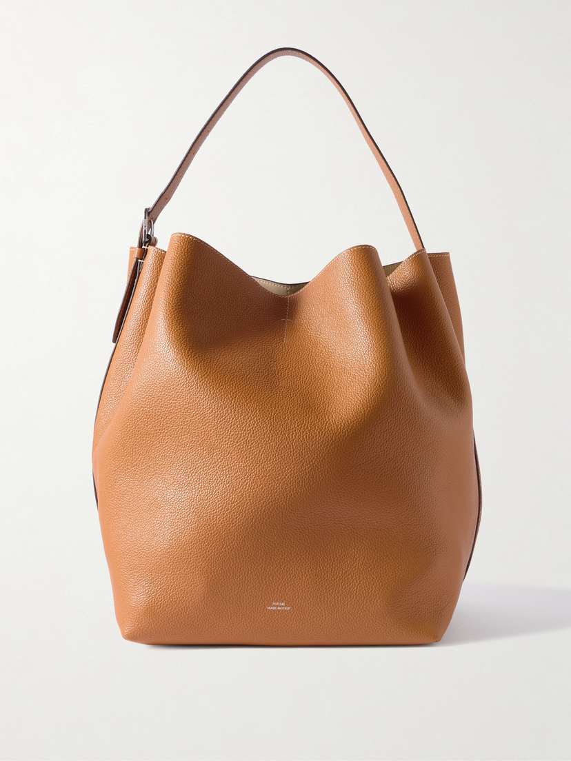 TOTEME Textured-leather Tote