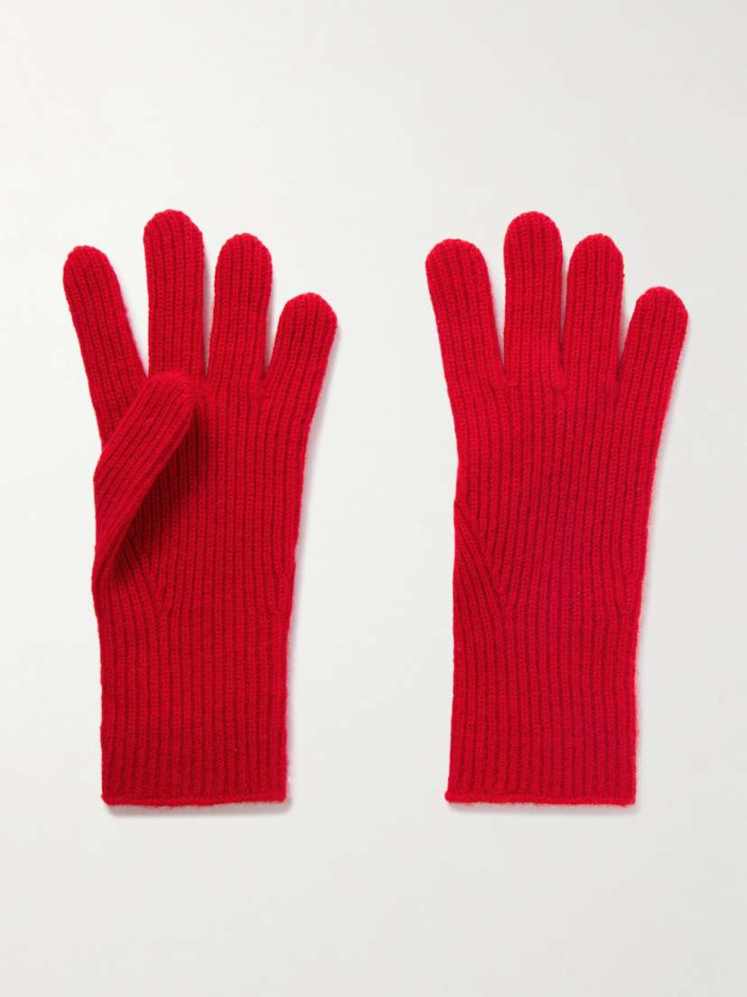 TOTEME Ribbed Cashmere Gloves
