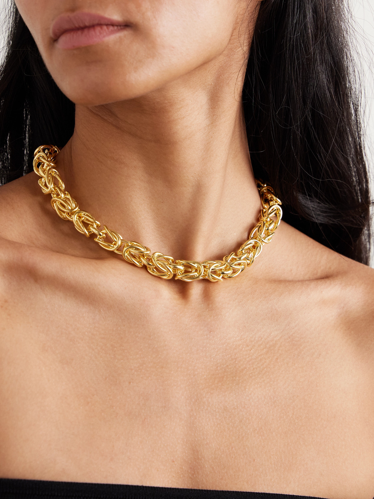 Totême Byzantine Gold-plated Necklace In Gold