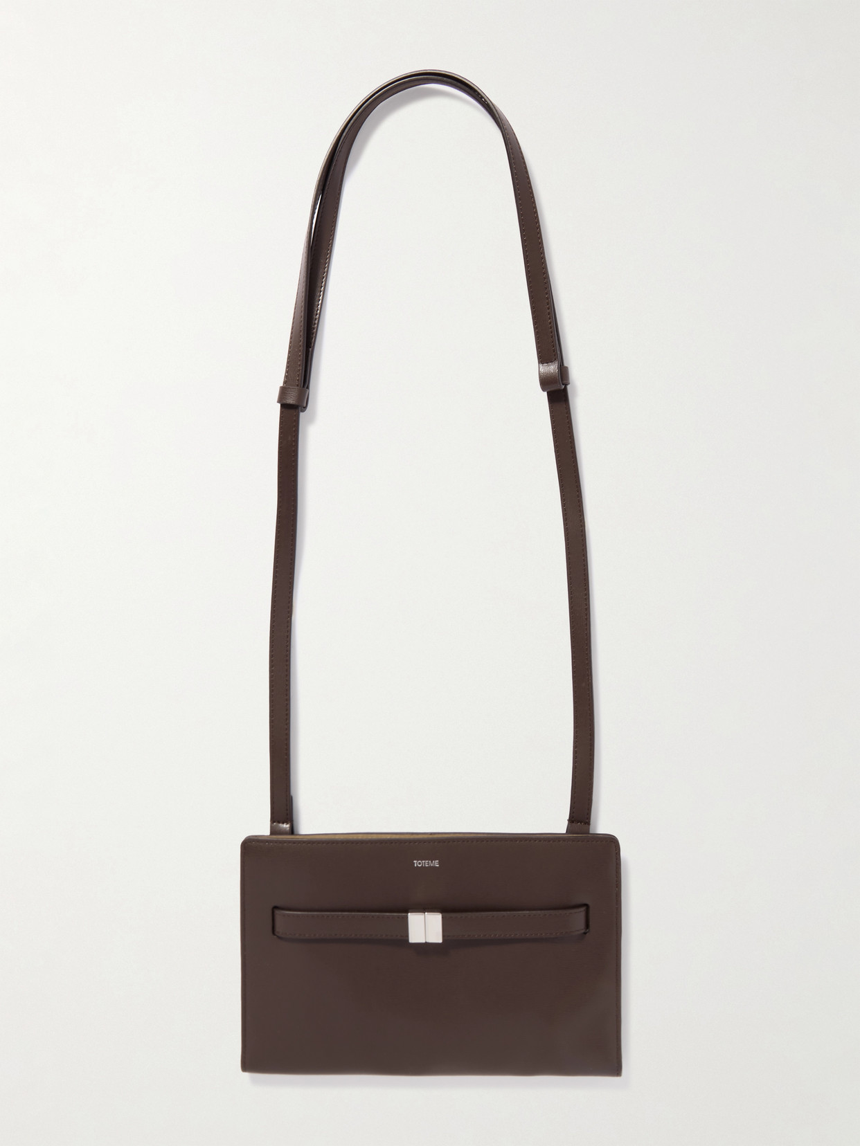 Totême Leather Shoulder Bag In Brown