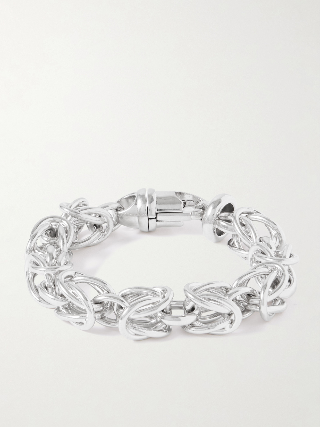 Totême Byzantine Rhodium-plated Bracelet In Silver
