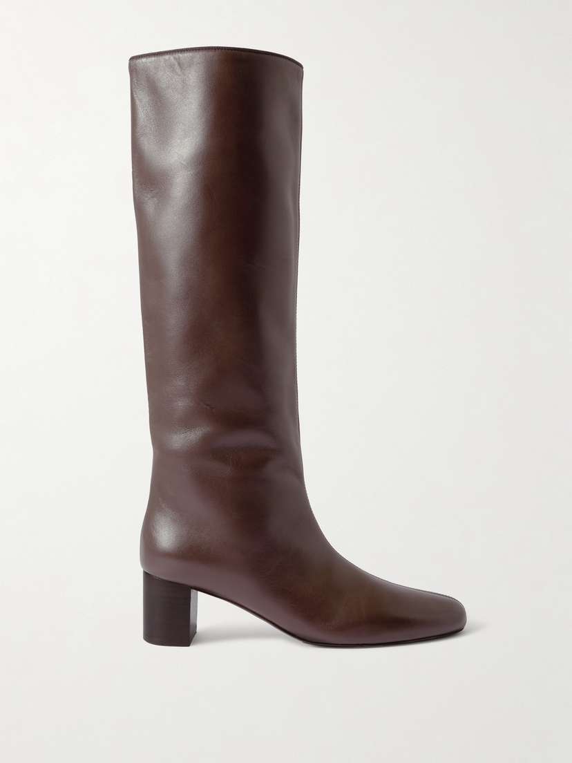 TOTEME Downtown Leather Knee Boots