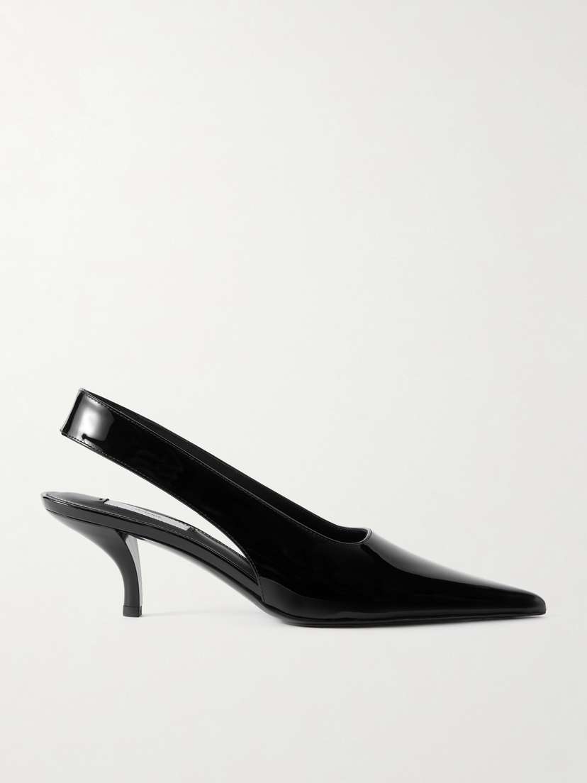TOTEME Patent-leather Slingback Pumps
