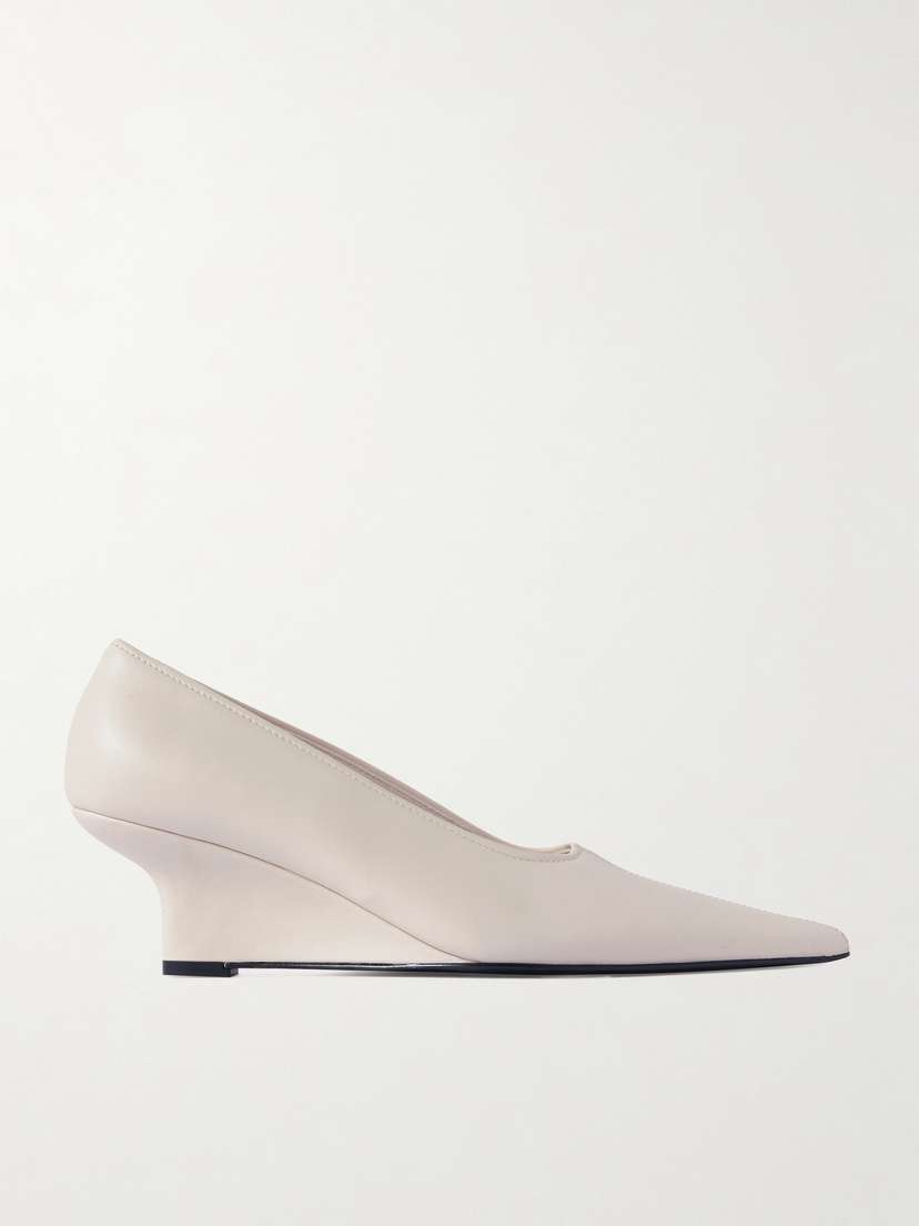 TOTEME Leather Wedge Pumps