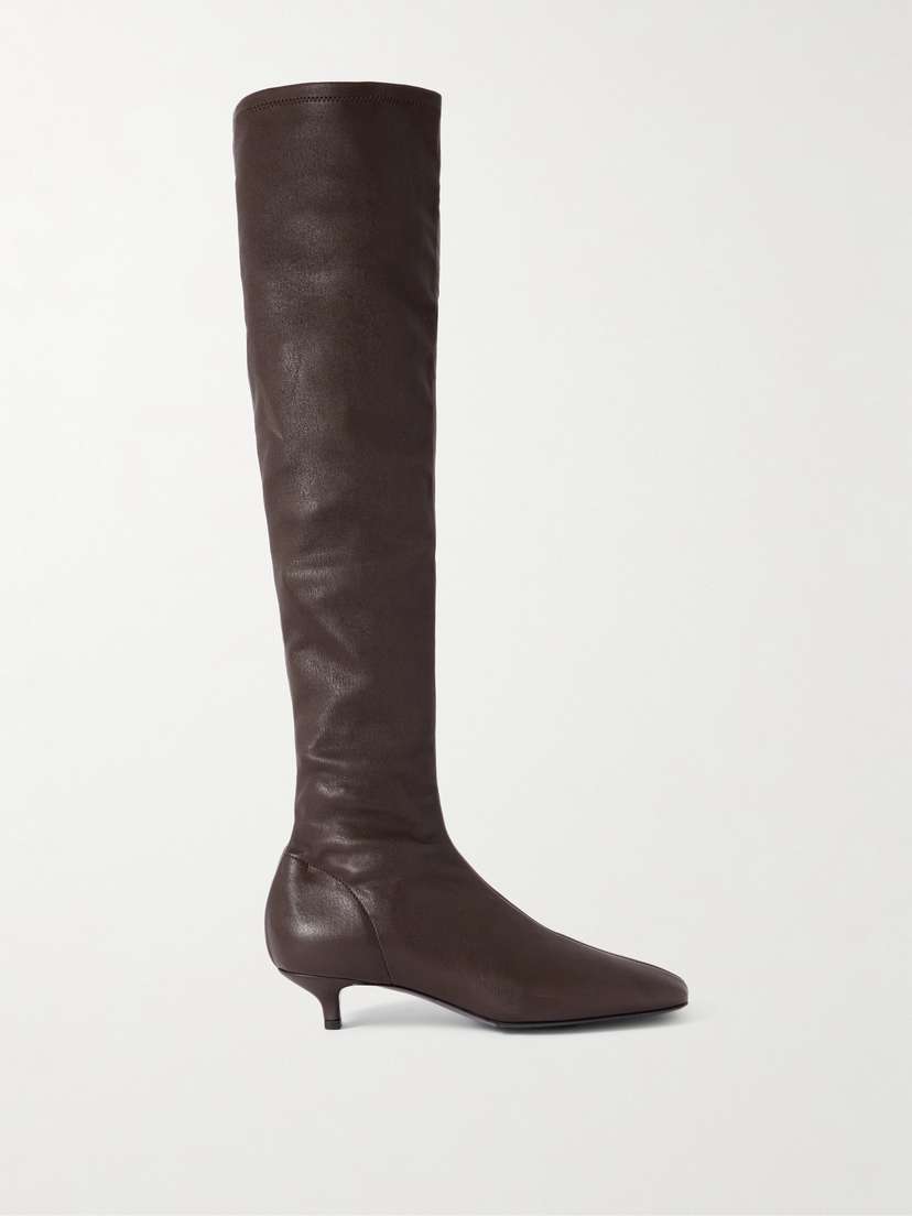 TOTEME Leather Knee Boots
