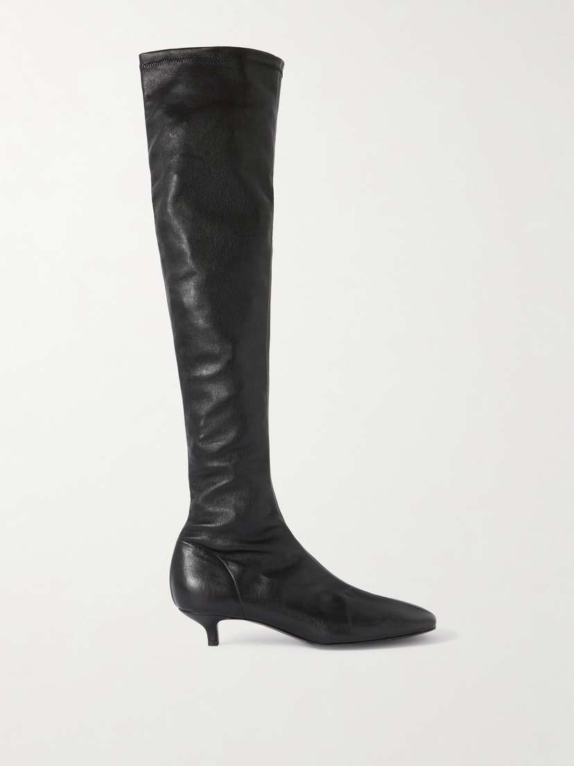 TOTEME Leather Knee Boots
