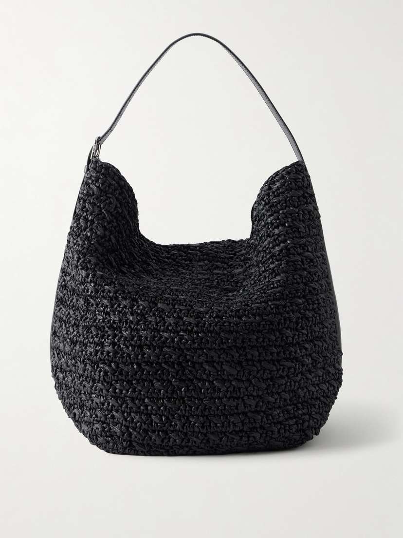 TOTEME Belted Raffia Tote