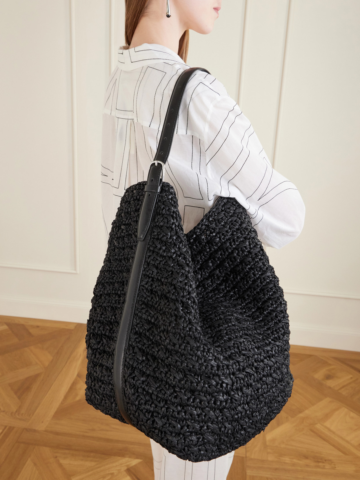 Totême Shoulder Bag Toteme Woman Color Black In Black