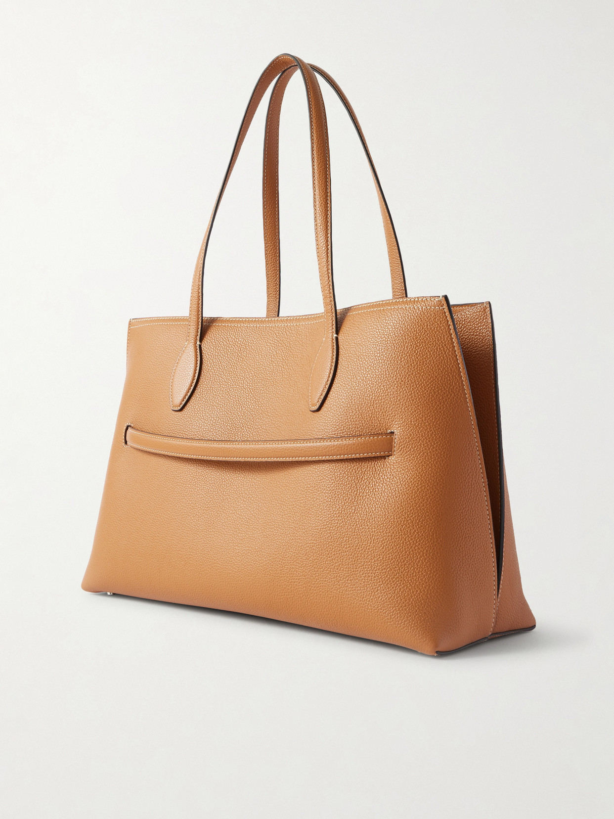 Lounge Large Textured-Leather Tote