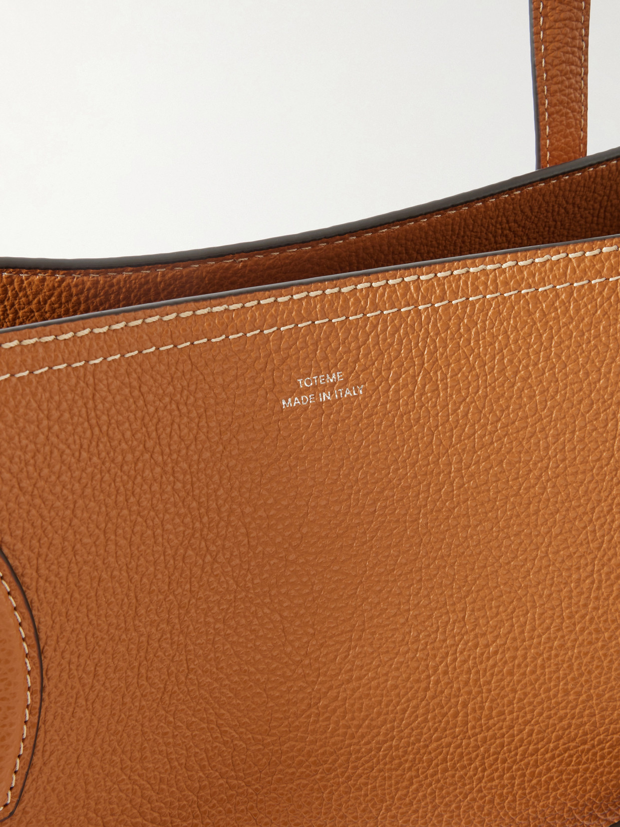 Lounge Large Textured-Leather Tote