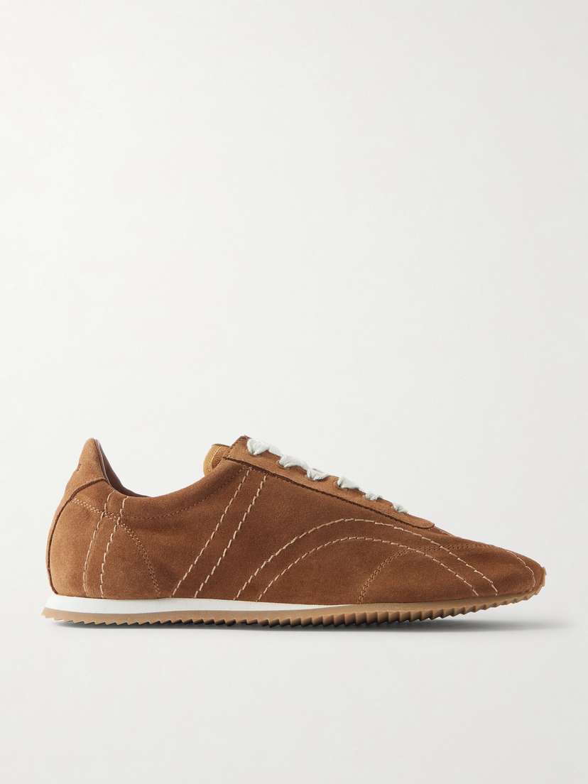 TOTEME Flex Suede Sneakers
