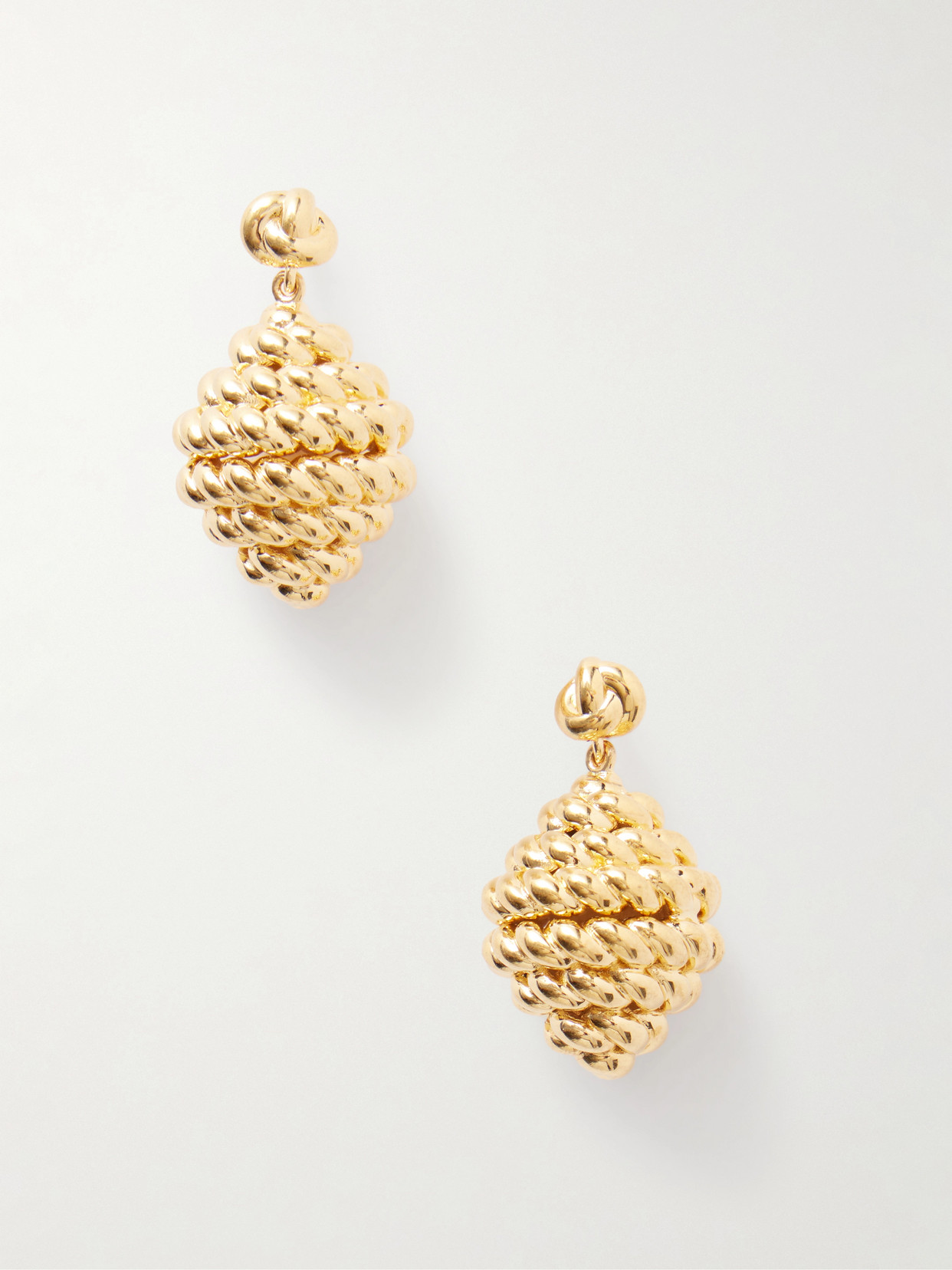 Totême Rope Gold-plated Earrings
