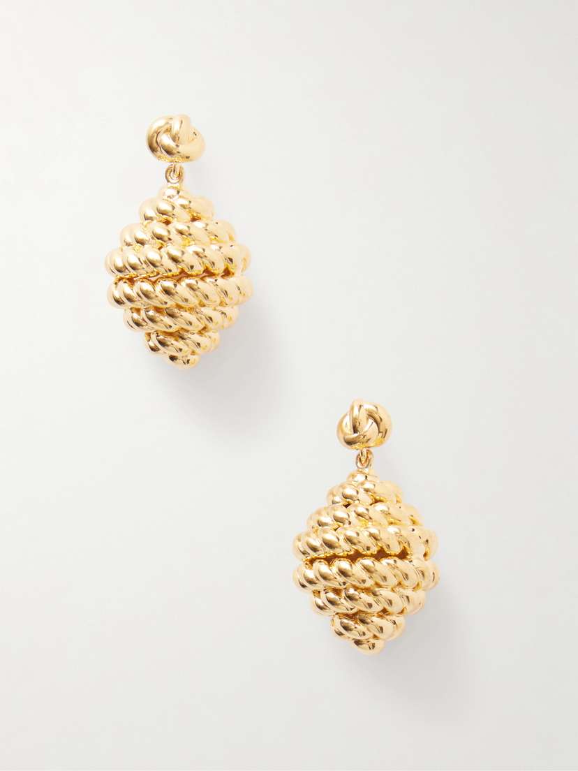 TOTEME Rope Gold-plated Earrings