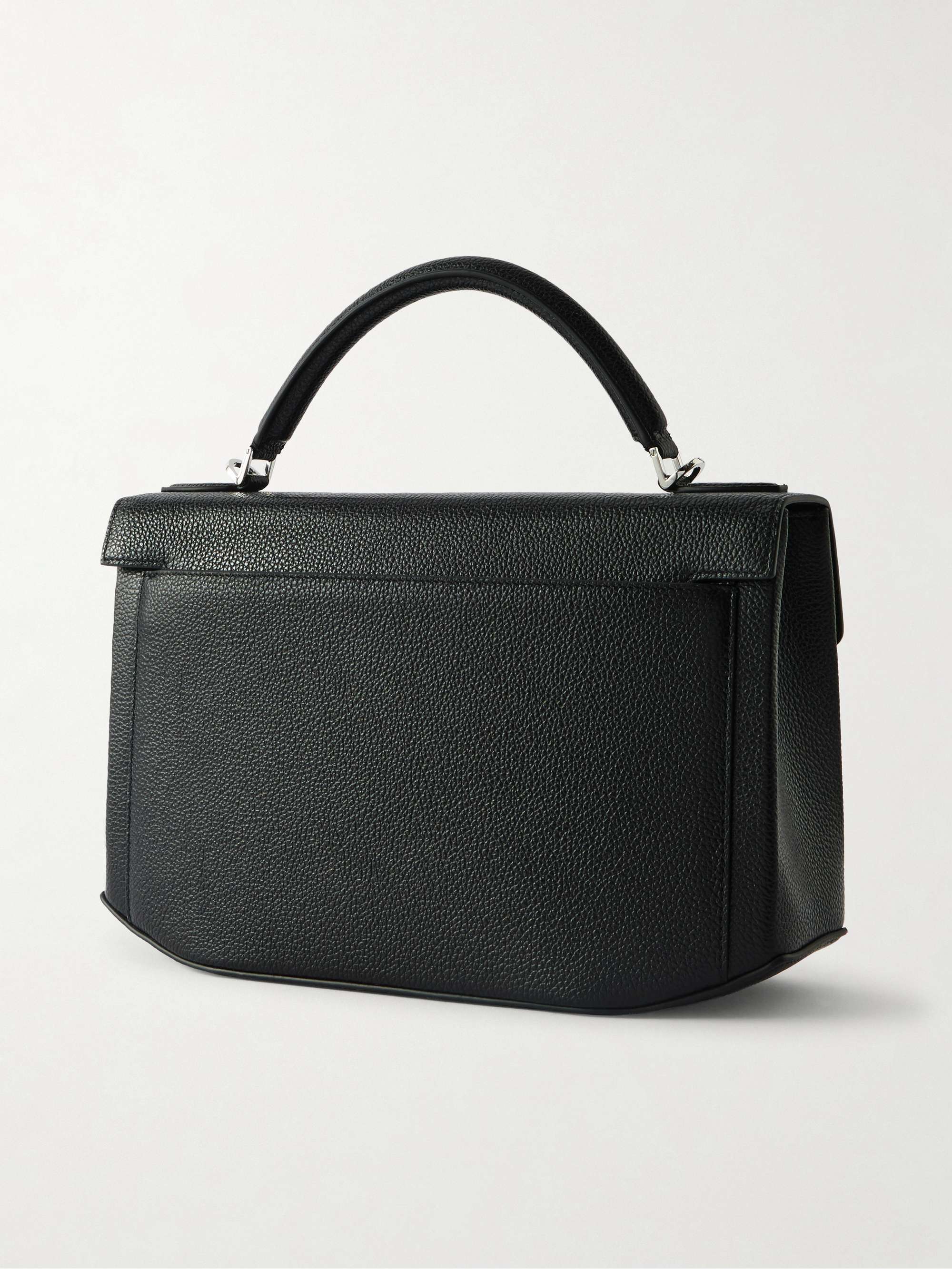 TOTEME Clip textured-leather shoulder bag | NET-A-PORTER