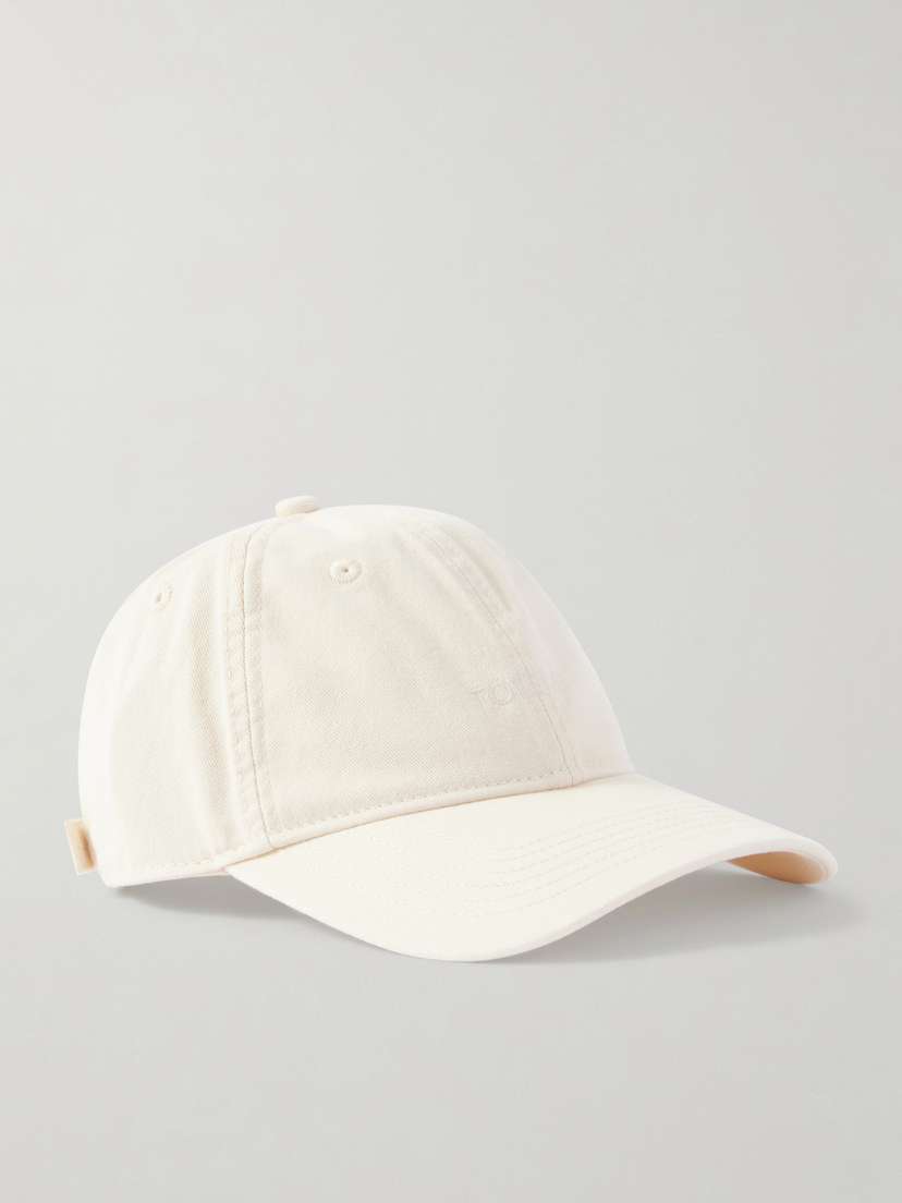 TOTEME Embroidered Organic Cotton-twill Baseball Cap