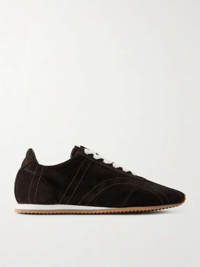 TOTEME Flex Suede Sneakers