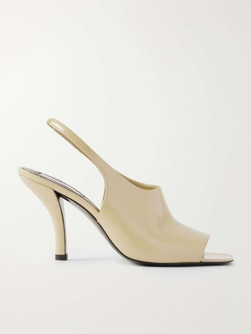 TOTEME Glossed-leather Sandals