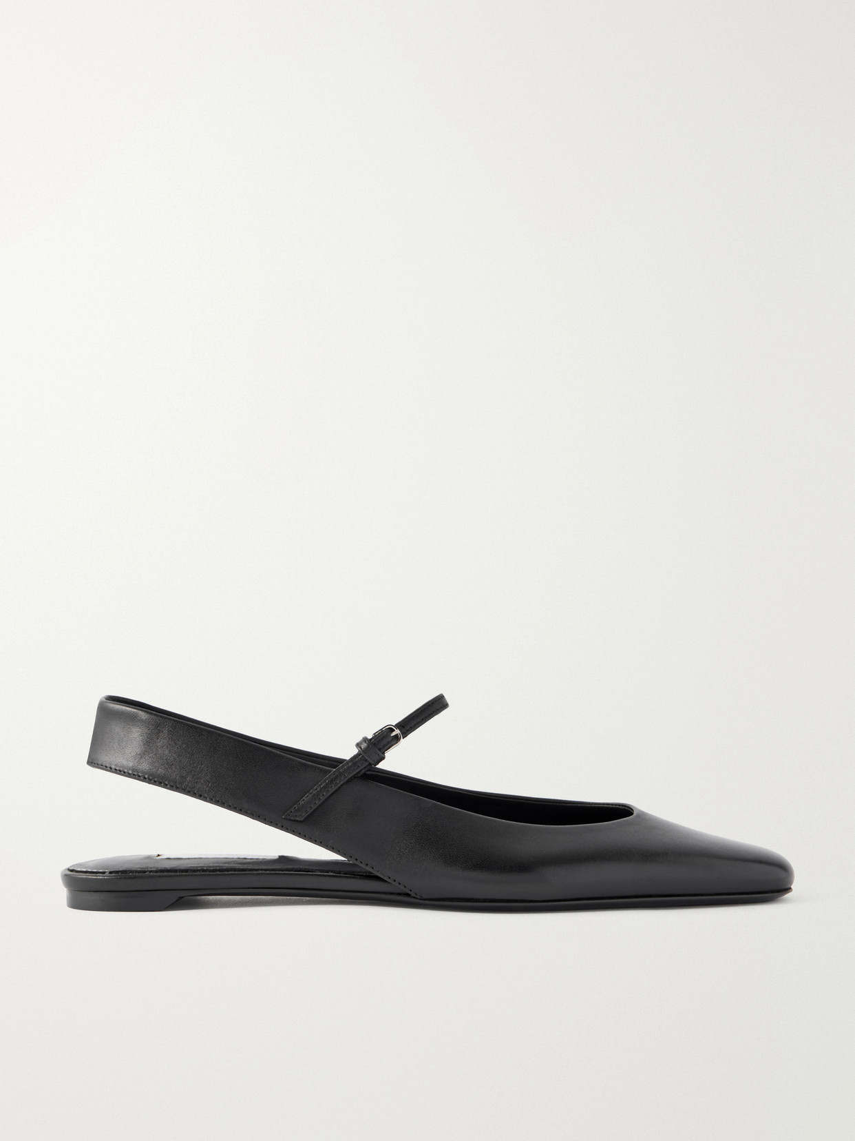 Totême Nappa Leather Slingback Mary Jane Ballerina Flats In Multi