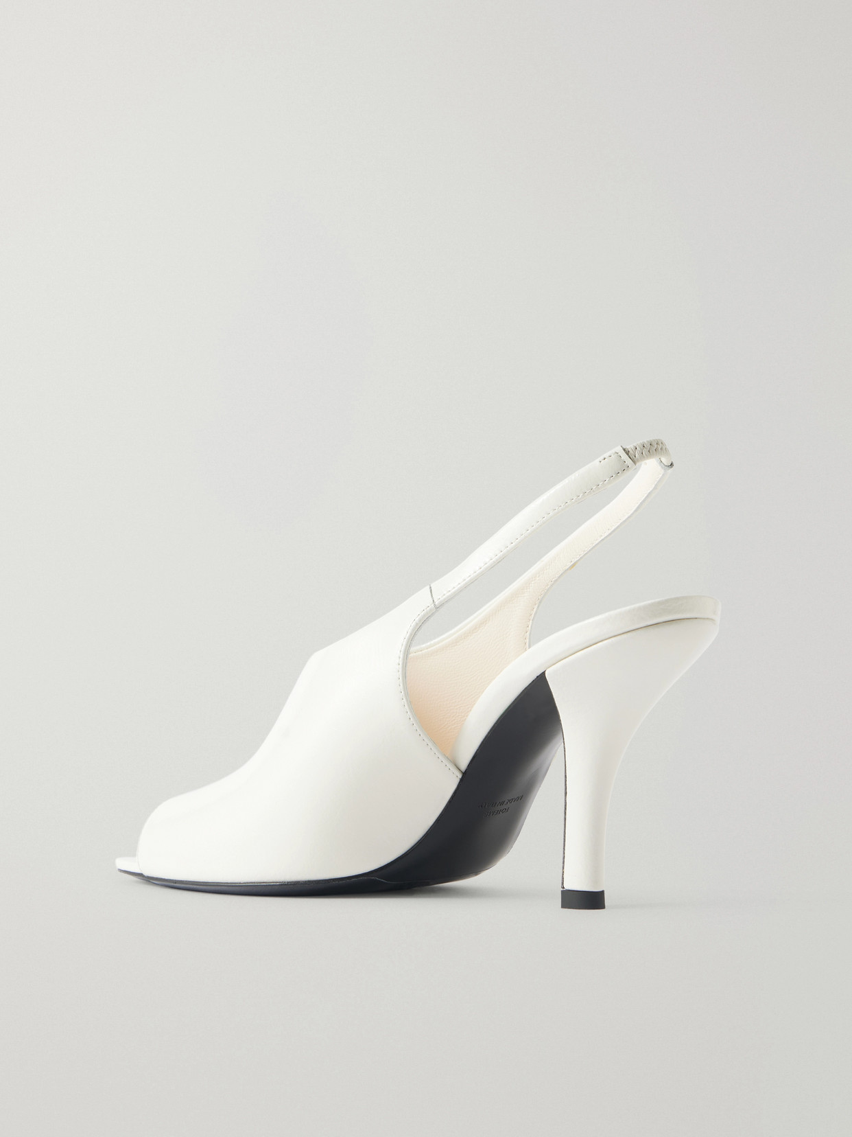 Totême Women White Slingback Heels, 7.5 Luxury Pumps & Heels For Women Darveys In White