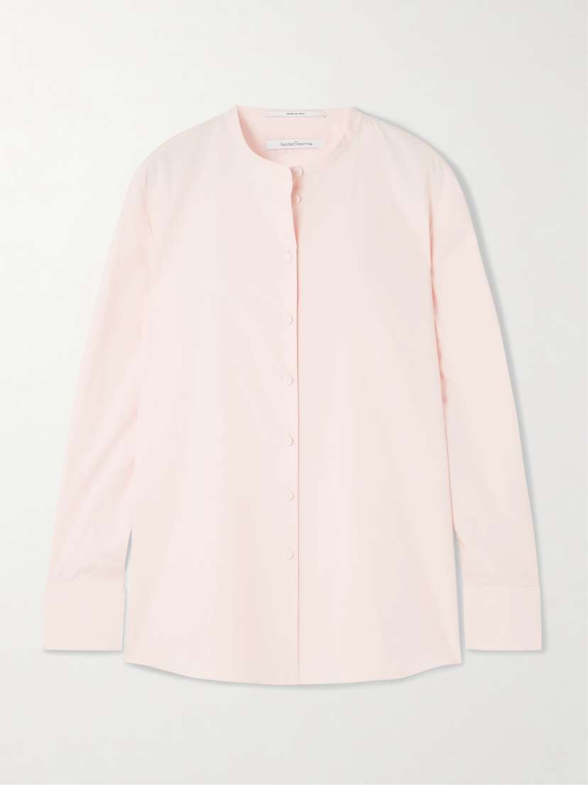 Another Tomorrow Organic Cotton Blouse