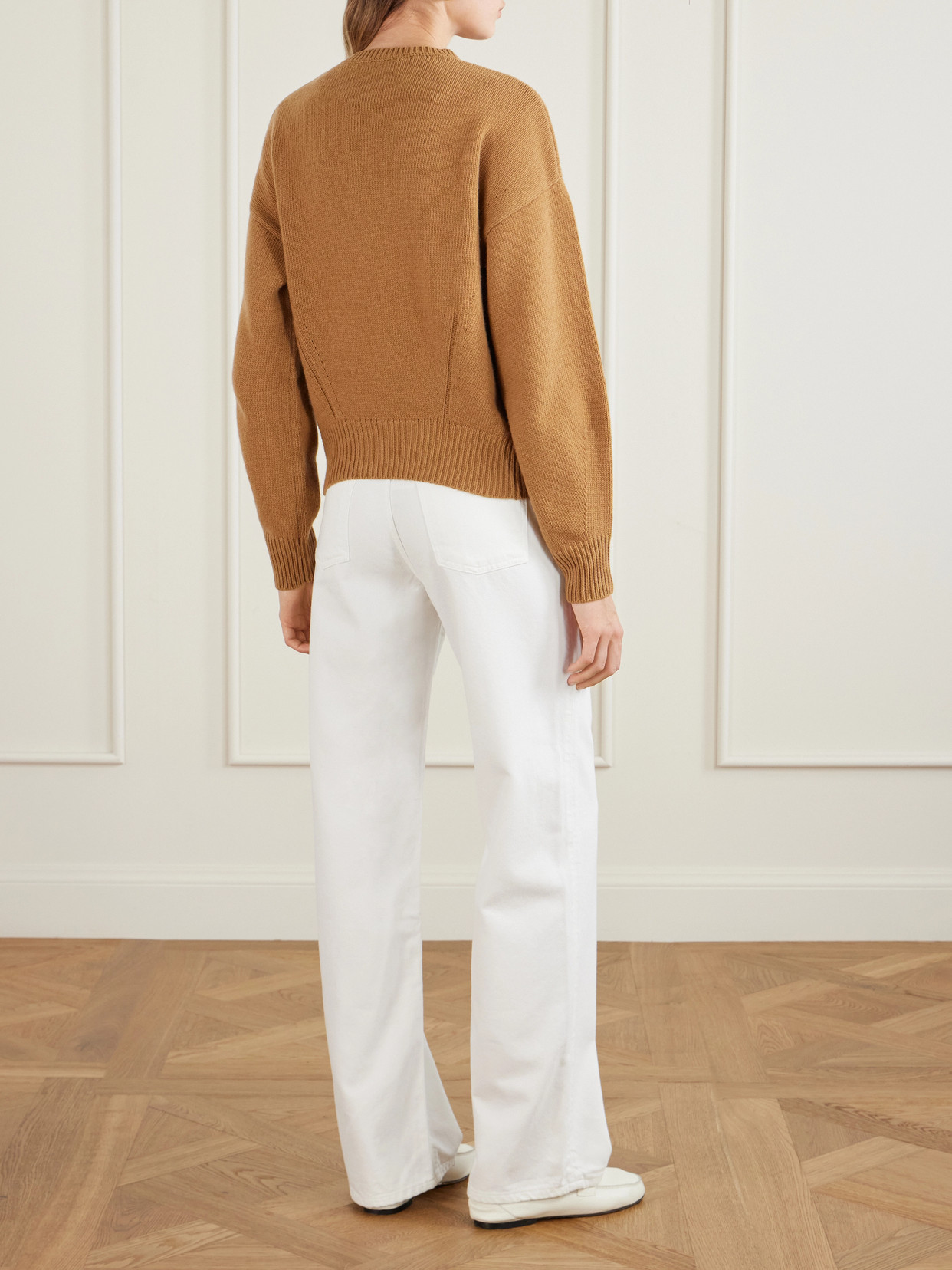 Another Tomorrow Recycled-cashmere And Wool-blend Sweater In Brown