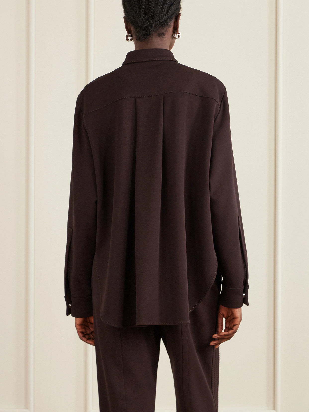 Stretch-Jersey Blouse