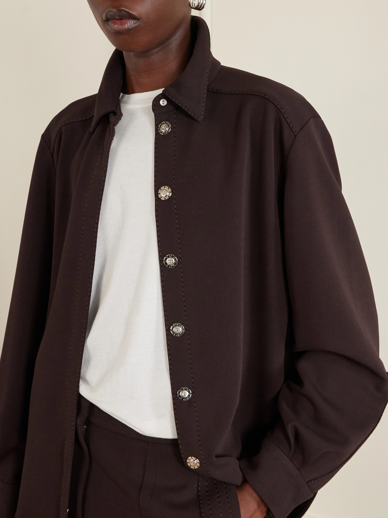 Stretch-Jersey Blouse