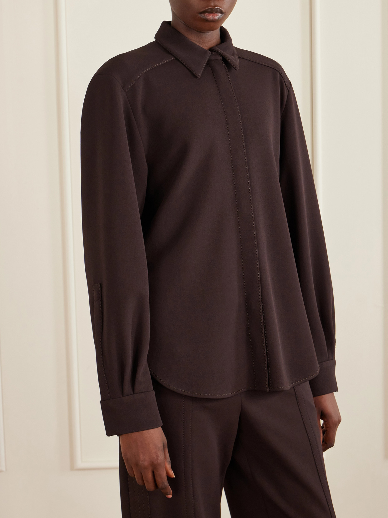 Stretch-Jersey Blouse