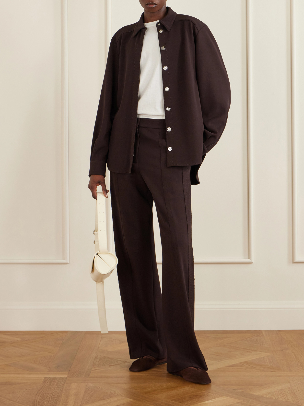Stretch-Jersey Blouse
