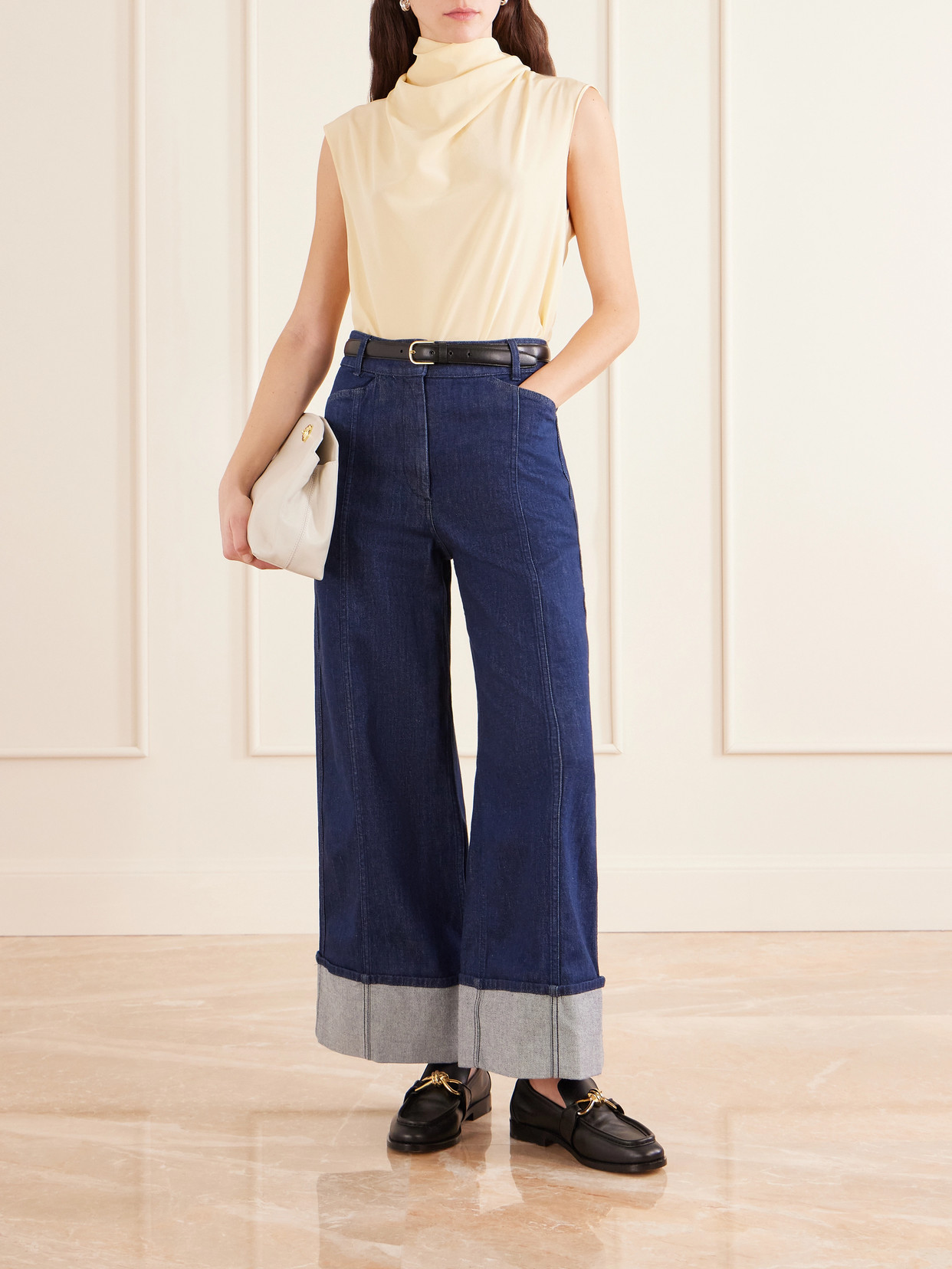 Organic High-Rise Wide- Leg