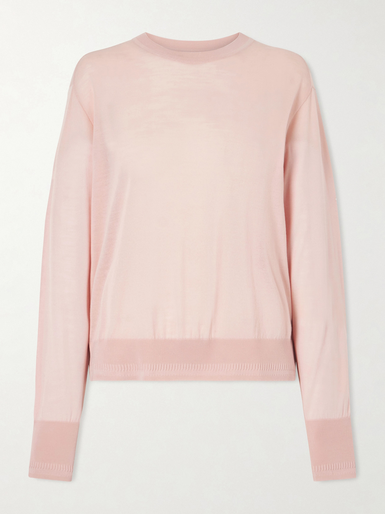 Another Tomorrow Merino Wool Sweater In Multi