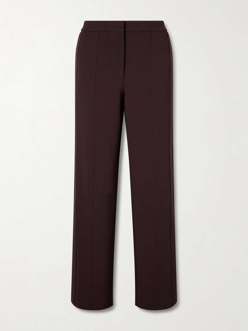 Another Tomorrow Stretch-jersey Straight-leg Track Pants