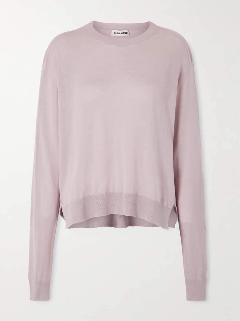 Jil Sander Cashmere, Wool And Silk-blend Sweater