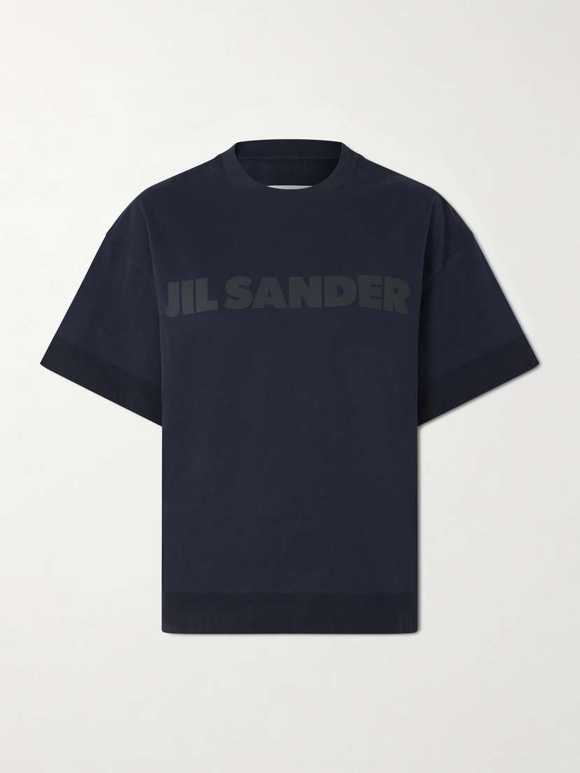 Jil Sander Printed Cotton-jersey T-shirt