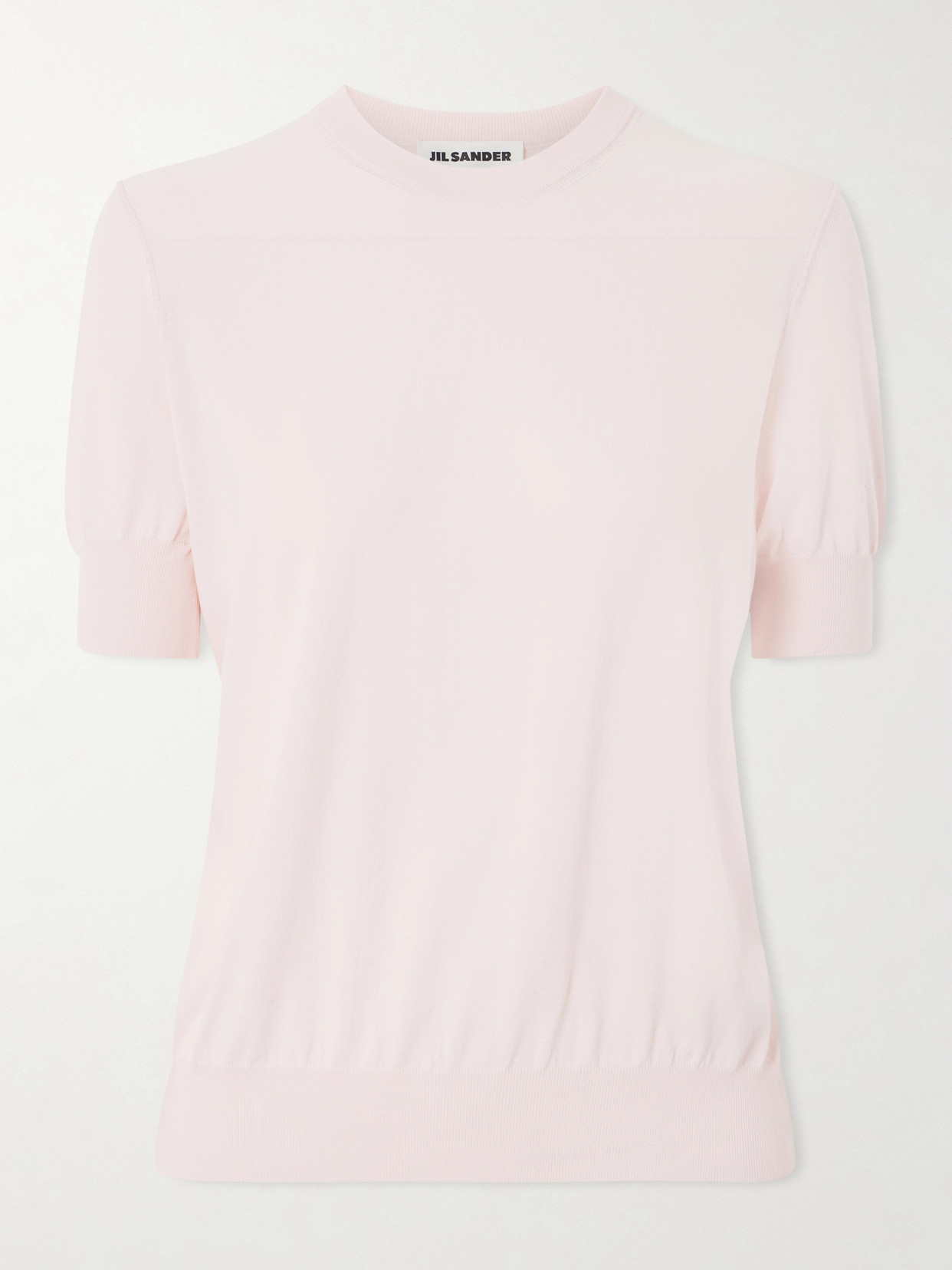 Jil Sander Cotton T-shirt In Pink