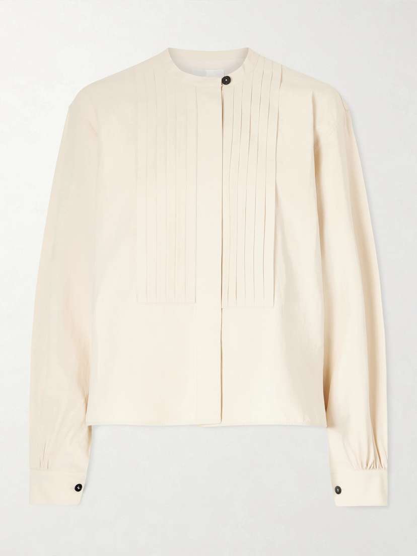 Jil Sander Pleated Linen Shirt
