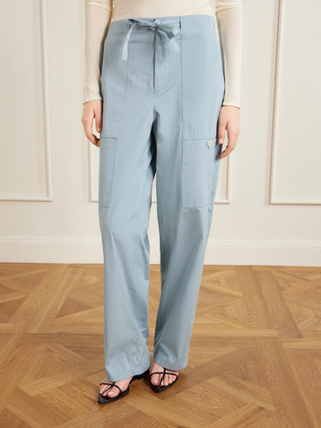 Jil Sander Cotton-poplin cargo pants