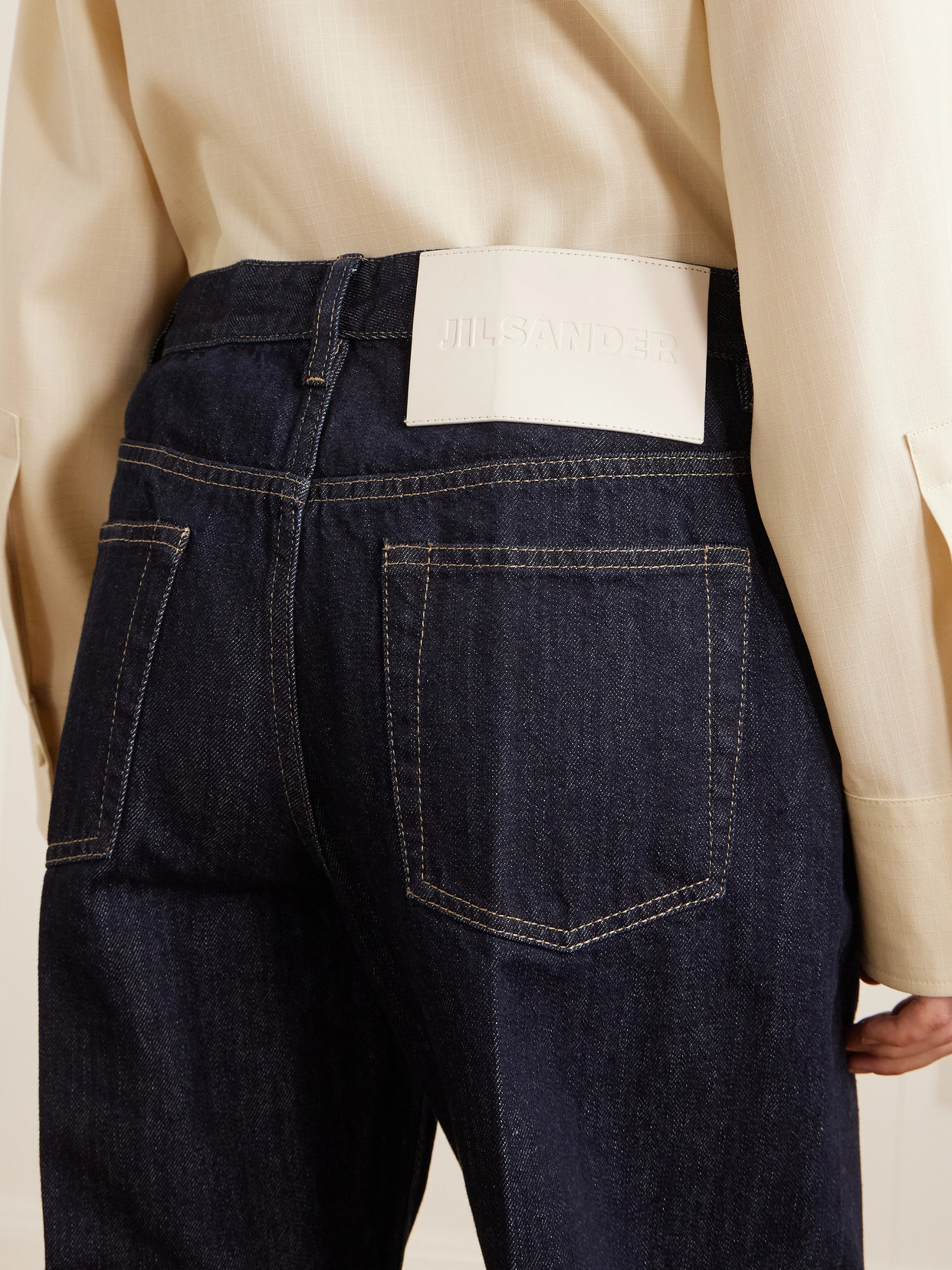 Jil Sander Mid-rise Straight-leg Jeans In Blue