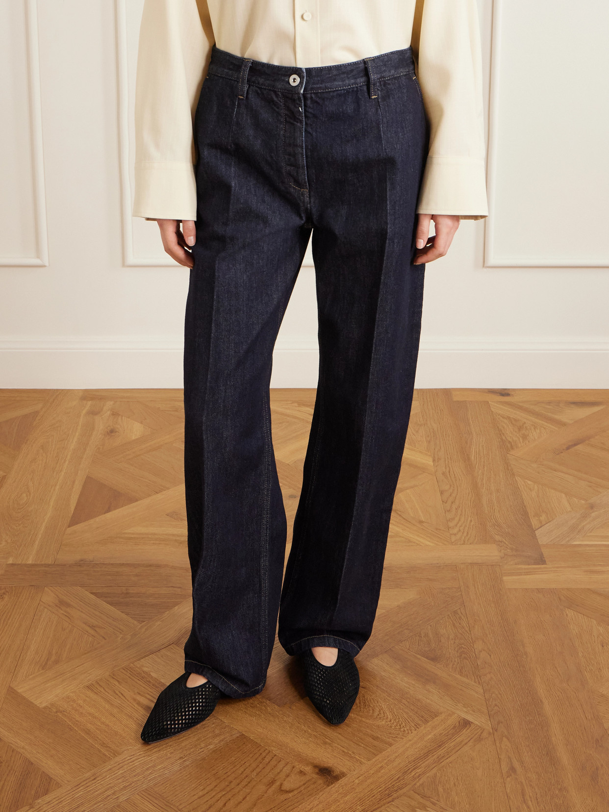 Jil Sander Mid-rise Straight-leg Jeans In Blue