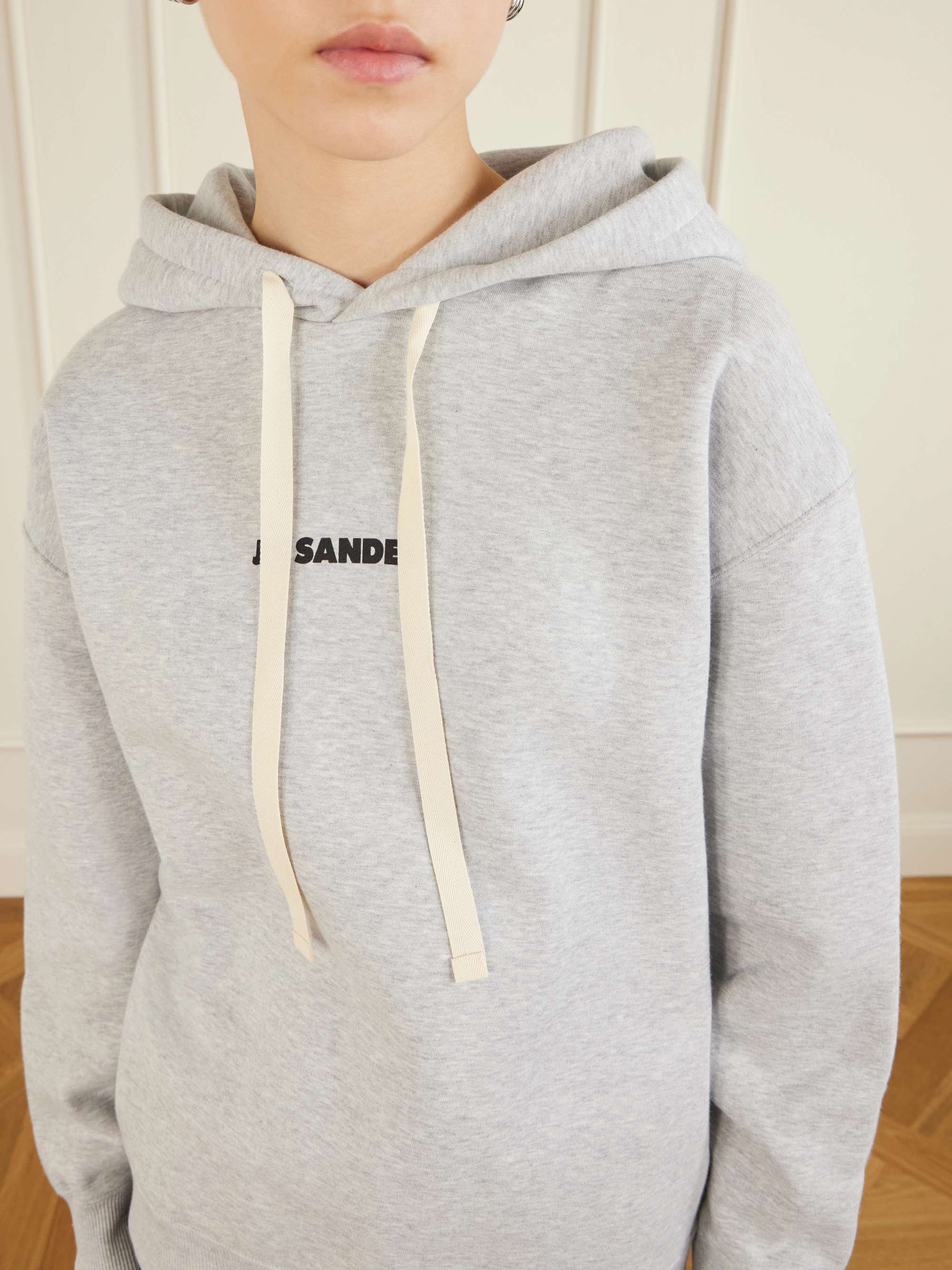 【美品】22AW JIL SANDER Graphic Hoodie JIL SANDER Printed cotton-jersey hoodie | NET-A-PORTER