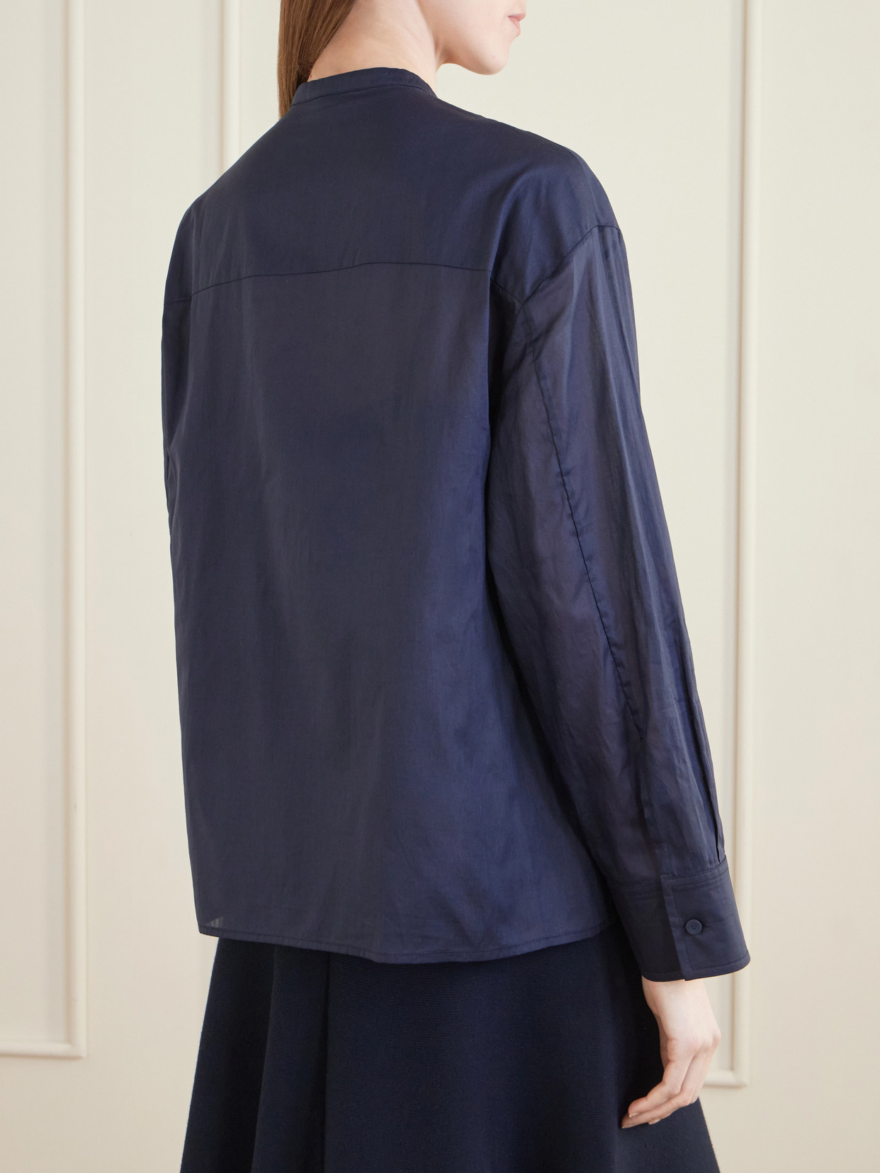 Cotton-Poplin Blouse