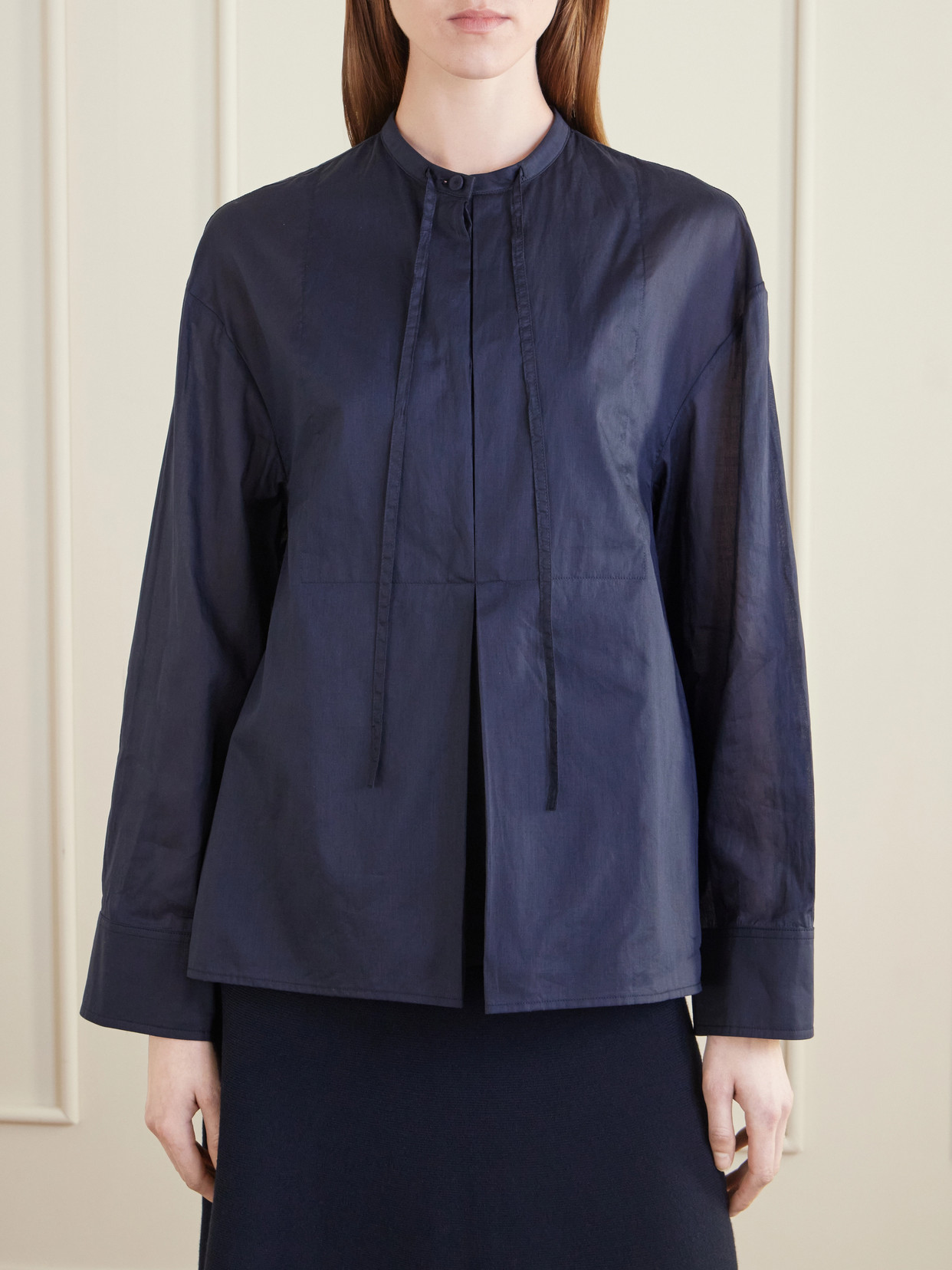 Cotton-Poplin Blouse