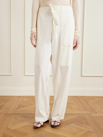 Jil Sander Cotton-poplin cargo pants