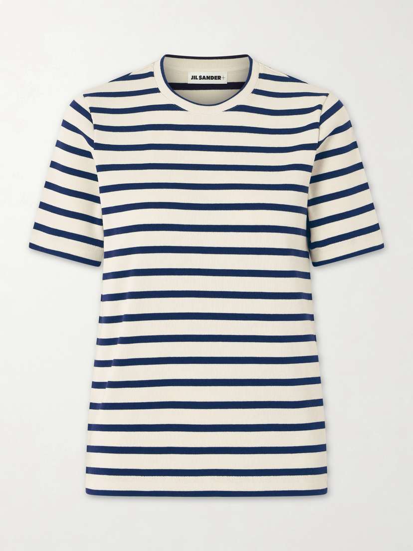 Jil Sander Striped Cotton T-shirt