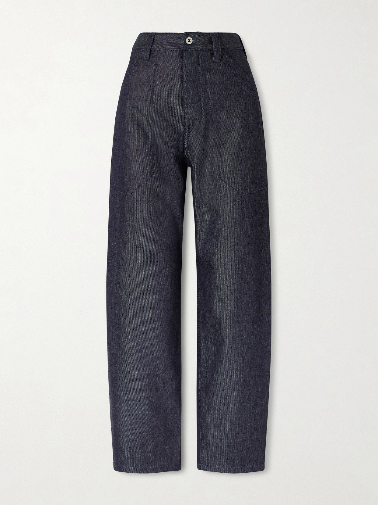 Jil Sander Cropped Boyfriend Jeans In Blue